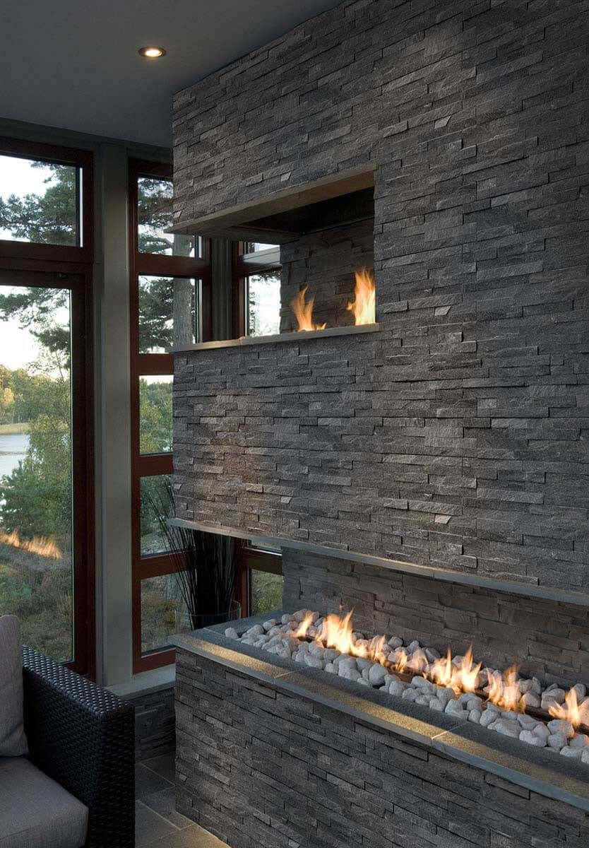 Coal Canyon Ledger Corner Stacked Stone Panels - Shop at Home Craft Studio - 8