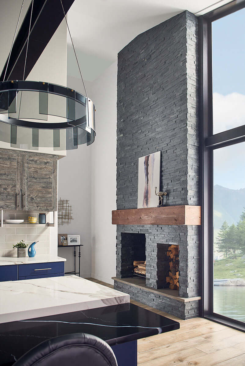 Coal Canyon Ledger Corner Stacked Stone Panels - Shop at Home Craft Studio - 12