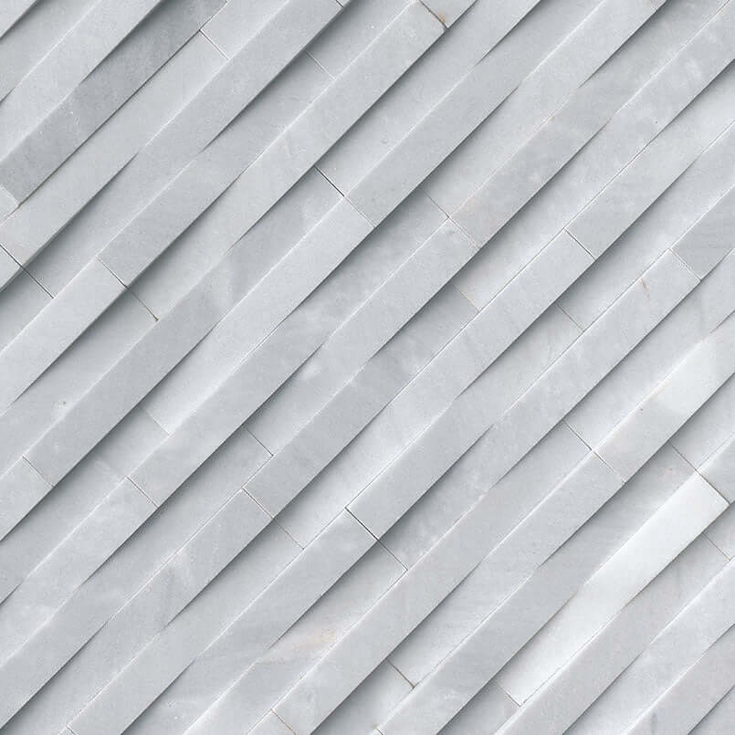 Cosmic Gray 3D Wave Corner Stacked Stone Panels - Shop at Home Craft Studio - 4