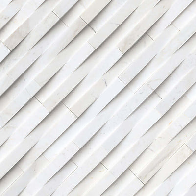 Cosmic White Split Face Corner Stacked Stone - Shop at Home Craft Studio - 3