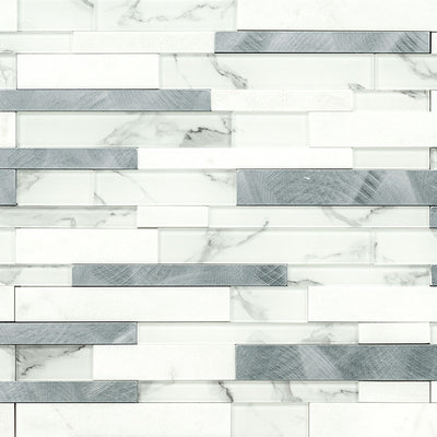 DENALI FROST INTERLOCKING PEEL AND STICK Stik Wall Tile - Shop at Home Craft Studio - 1
