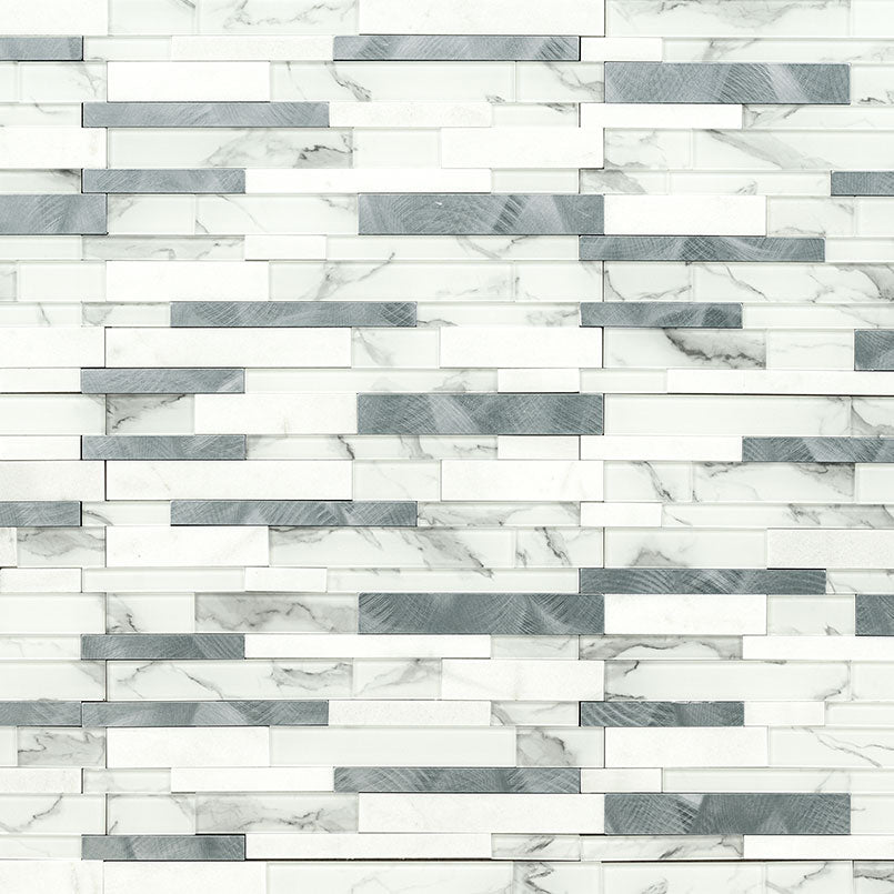 DENALI FROST INTERLOCKING PEEL AND STICK Stik Wall Tile - Shop at Home Craft Studio - 2