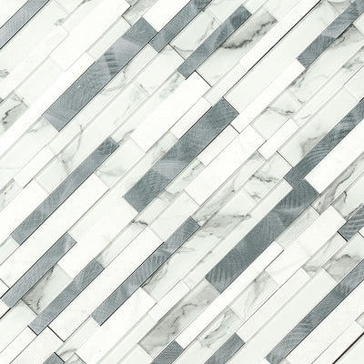 DENALI FROST INTERLOCKING PEEL AND STICK Stik Wall Tile - Shop at Home Craft Studio - 3
