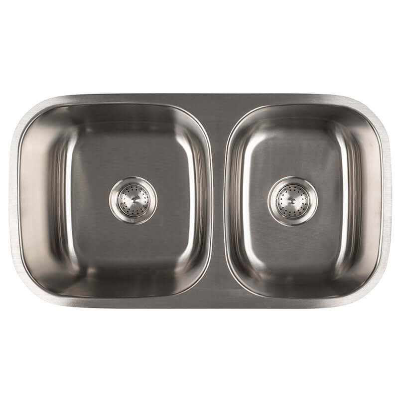 DOUBLE BOWL 60/40 "SCO" 3218 Kitchen & Vanity Sinks - Shop at Home Craft Studio - 2