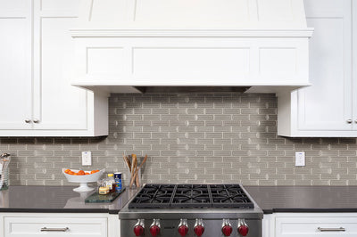 DOVE GRAY 2X6 BEVELED Subway Tile - Shop at Home Craft Studio - 6