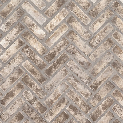 DOVERTON CLAY BRICK HERRINGBONE Mosaic, Wall Tile, Floor Tile - Shop at Home Craft Studio - 2