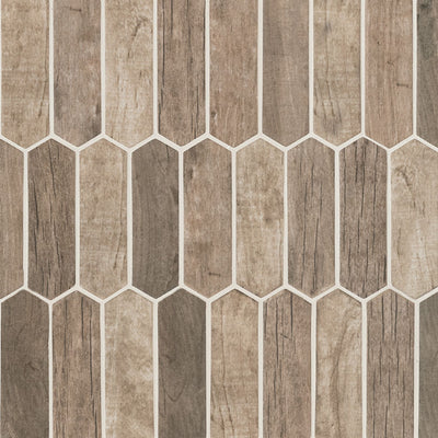 DRIFTWOOD PICKET Mosaic, Floor or Wall Tile - Shop at Home Craft Studio - 1