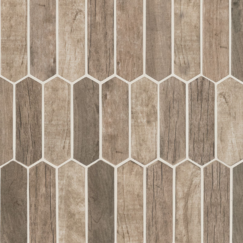 DRIFTWOOD PICKET Mosaic, Floor or Wall Tile - Shop at Home Craft Studio - 1