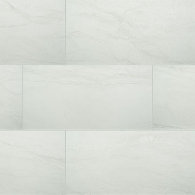 DURBAN WHITE 12X24 MATTE Floor or Wall Tile, Bullnose, Mosaic - Shop at Home Craft Studio - 1