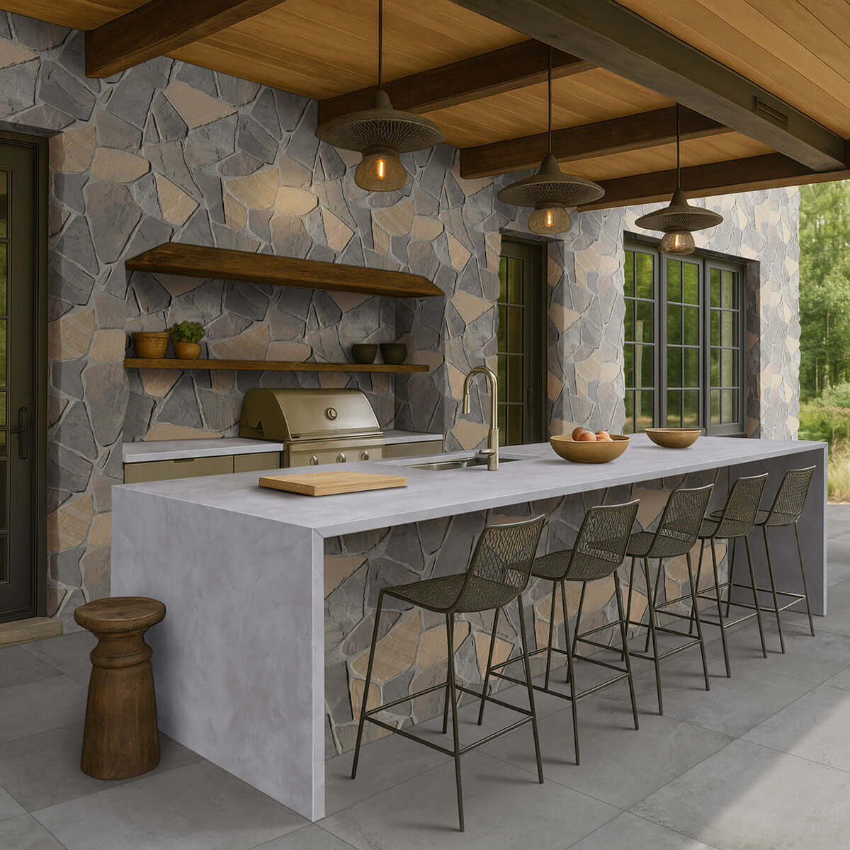 DURHAM FALL FIELDSTONE Hardscape - Shop at Home Craft Studio - 5