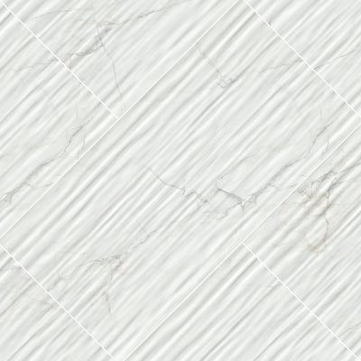 DYMO CALACATTA STRIPE WHITE 12X24 Ceramic Tile - Shop at Home Craft Studio - 2