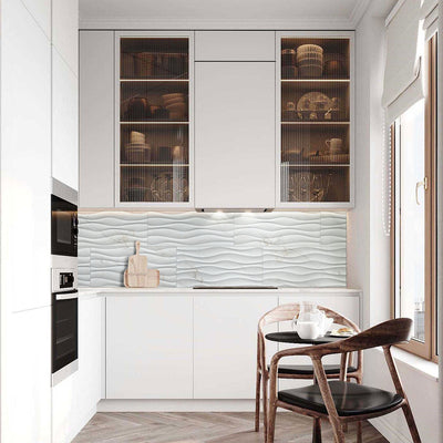 DYMO CALACATTA WAVY WHITE 12X24 Ceramic Tile - Shop at Home Craft Studio - 8