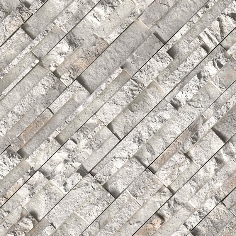 Danbury White Corner Stacked Stone - Shop at Home Craft Studio - 3