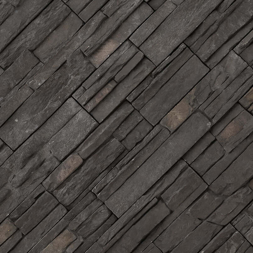 Denali Anthracite Corner Stacked Stone - Shop at Home Craft Studio - 2