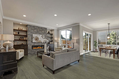 Denali Grey Corner Stacked Stone - Shop at Home Craft Studio - 5