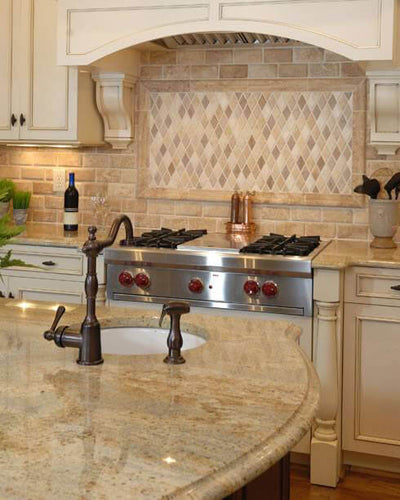 Durango Cream 18X18 Travertine Tile - Shop at Home Craft Studio - 3