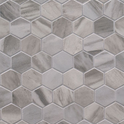 EDEN BARDIGLIO 2XX2 HEXAGON MATTE Floor or Wall Tile - Shop at Home Craft Studio - 1