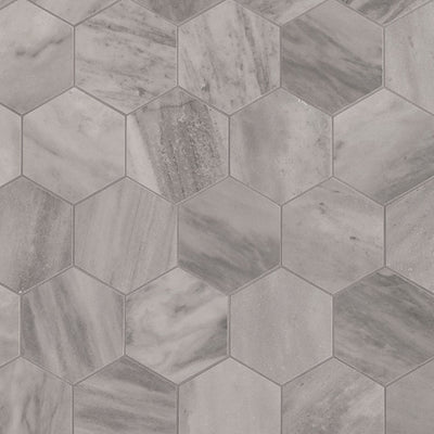EDEN BARDIGLIO 3X3 HEXAGON MATTE Floor or Wall Tile - Shop at Home Craft Studio - 1