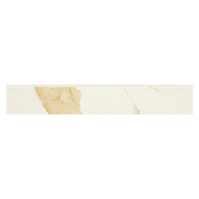 EDEN CALACATTA 4X24 BULLNOSE POLISHED Bullnose, Finishing Pieces - Shop at Home Craft Studio - 1
