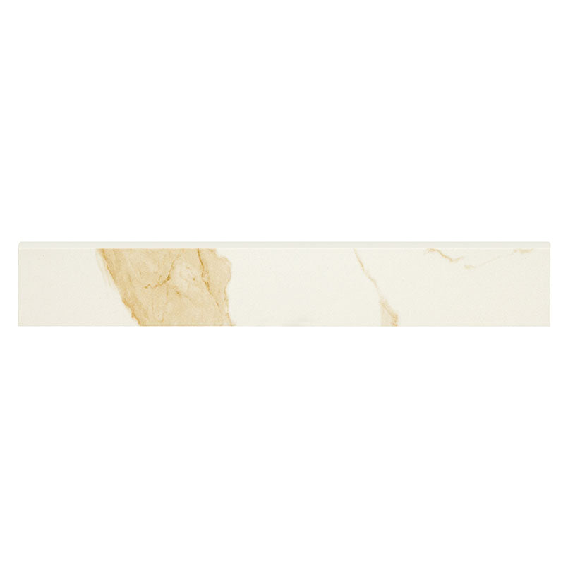 EDEN CALACATTA 4X24 BULLNOSE POLISHED Bullnose, Finishing Pieces - Shop at Home Craft Studio - 1
