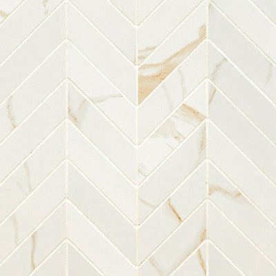 EDEN CALACATTA CHEVRON 12X15 MOSAIC Mosaic - Shop at Home Craft Studio - 1