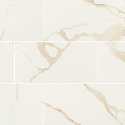 EDEN CALCATTA 24X48 POLISHED Floor or Wall Tile - Shop at Home Craft Studio - 1