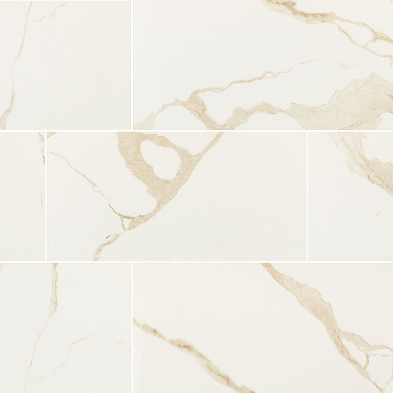 EDEN CALCATTA 24X48 POLISHED Floor or Wall Tile - Shop at Home Craft Studio - 1