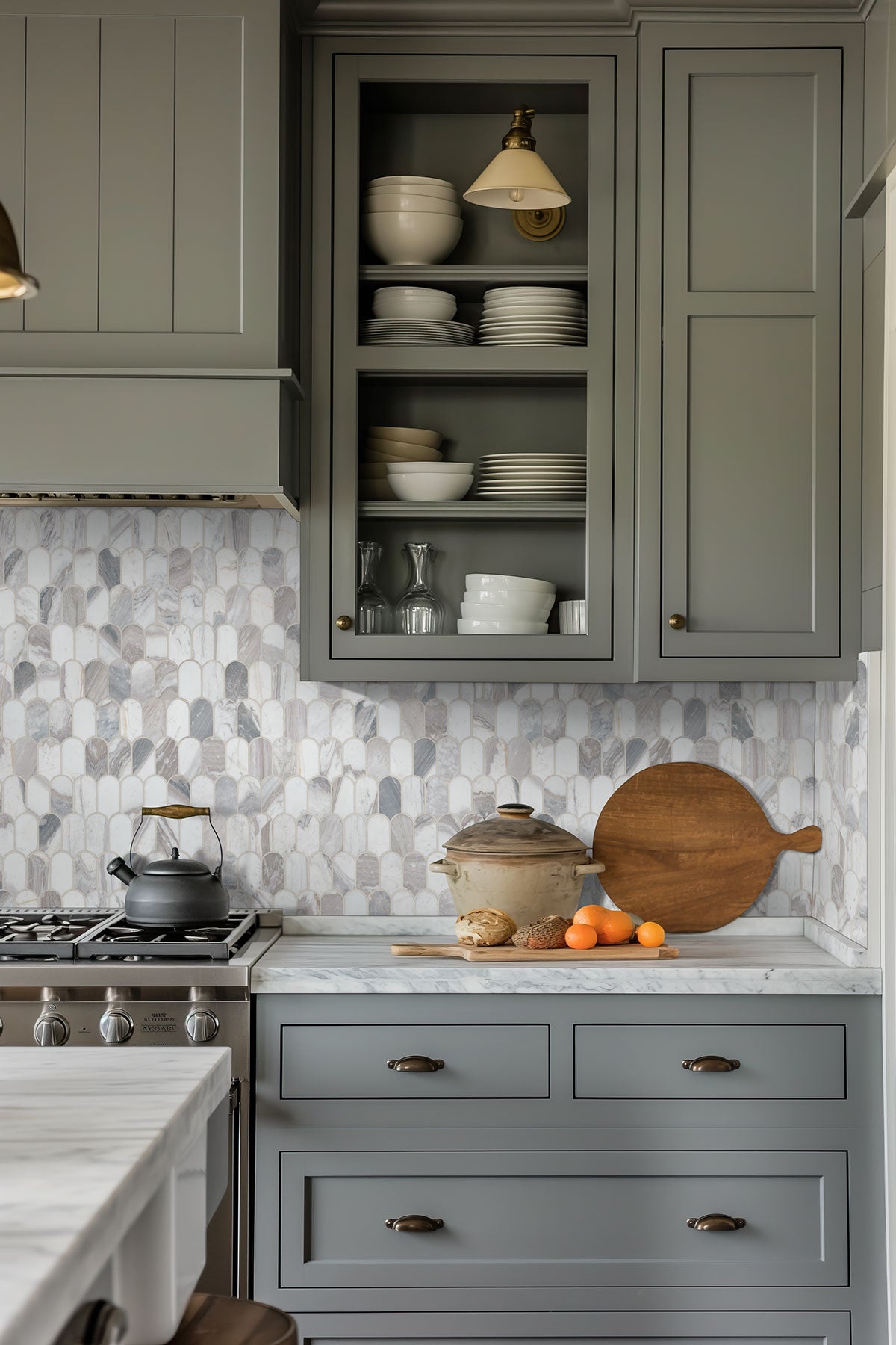 EDESSA SCALLOP POLISHED Floor or Wall Tile, Mosaic - Shop at Home Craft Studio - 11