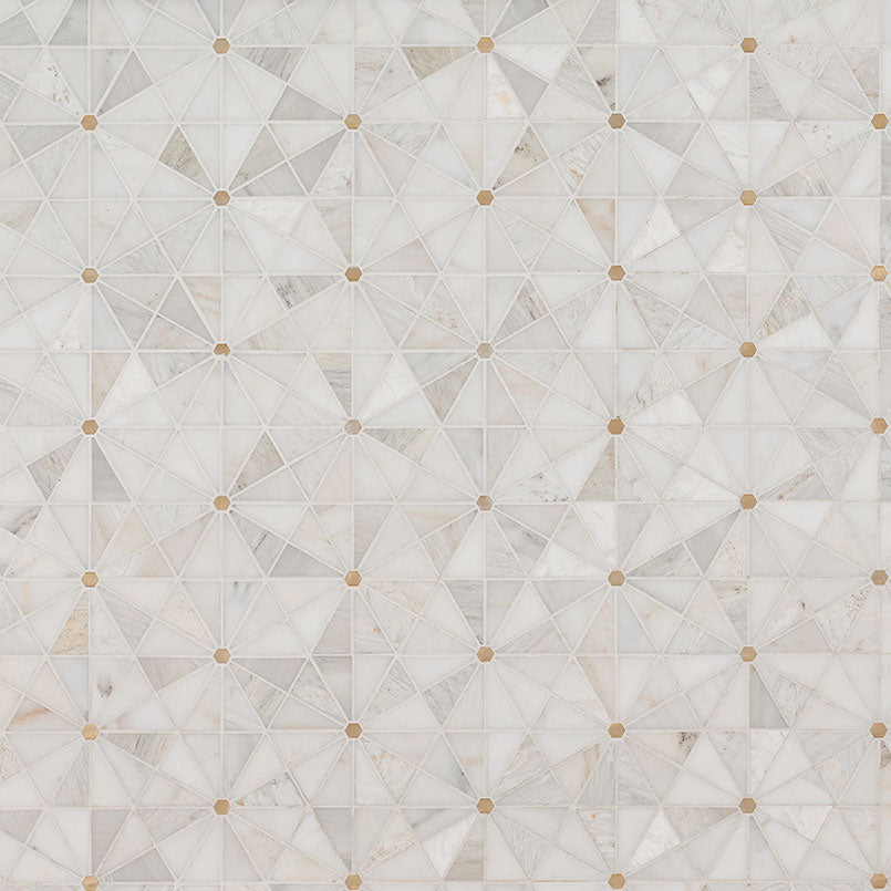 ELEGANTE PINWHEEL GOLD Mosaic, Wall Tile - Shop at Home Craft Studio - 2