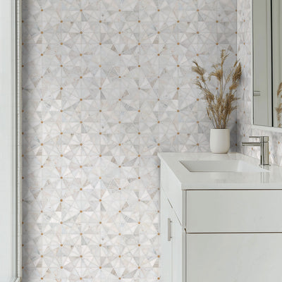 ELEGANTE PINWHEEL GOLD Mosaic, Wall Tile - Shop at Home Craft Studio - 4