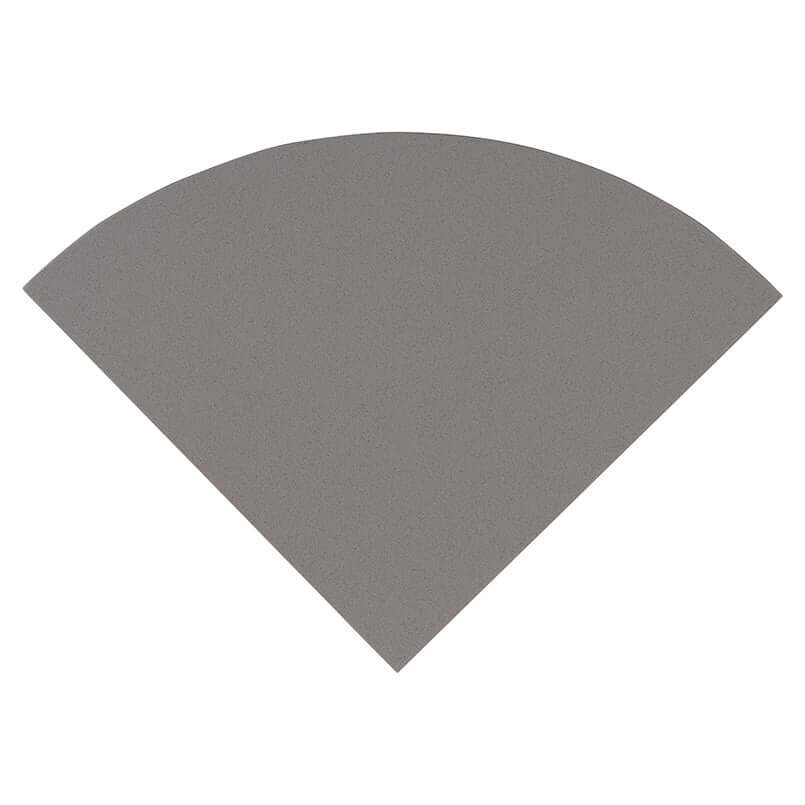 ENGINEERED GRAY RADIUS CORNER SHELF Shelf, Finishing Pieces - Shop at Home Craft Studio - 1