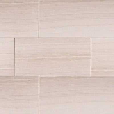ERAMOSA WHITE 12X24 Floor or Wall Tile - Shop at Home Craft Studio - 1