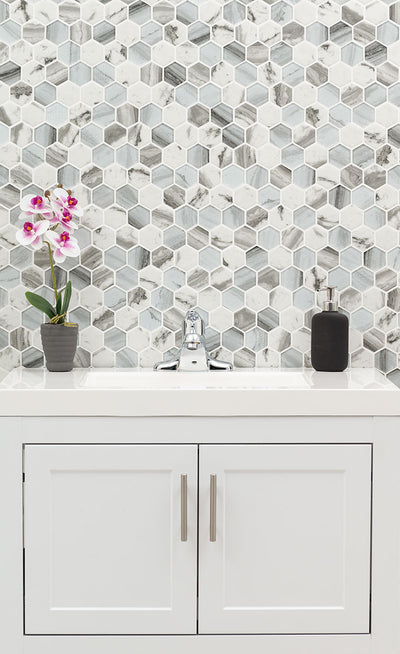 ESPERANZA 2" HEXAGON 6MM Mosaic, Wall Tile - Shop at Home Craft Studio - 7