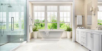 Eden Calacatta 12X24 Polished Floor or Wall Tile - Shop at Home Craft Studio - 9
