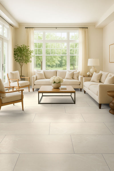 Elbe Alabaster 12X24 Lappatpo 3D Floor or Wall Tile, Mosaic, Bullnose - Shop at Home Craft Studio - 11