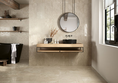 Elbe Sand 24X48 Lappatpo 3D Floor or Wall Tile, Mosaic, Bullnose - Shop at Home Craft Studio - 11