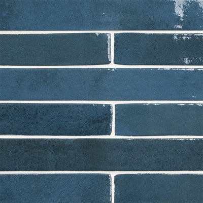 FLAMENCO HALE NAVY 2X18 GLOSSY Floor or Wall Tile - Shop at Home Craft Studio - 4