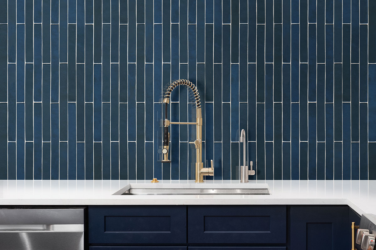 FLAMENCO HALE NAVY 2X18 GLOSSY Floor or Wall Tile - Shop at Home Craft Studio - 13