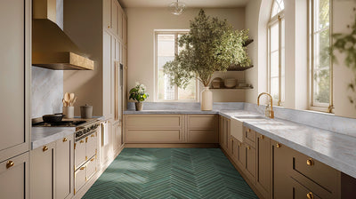 FLAMENCO RACING GREEN 2X18 GLOSSY Floor or Wall Tile - Shop at Home Craft Studio - 10