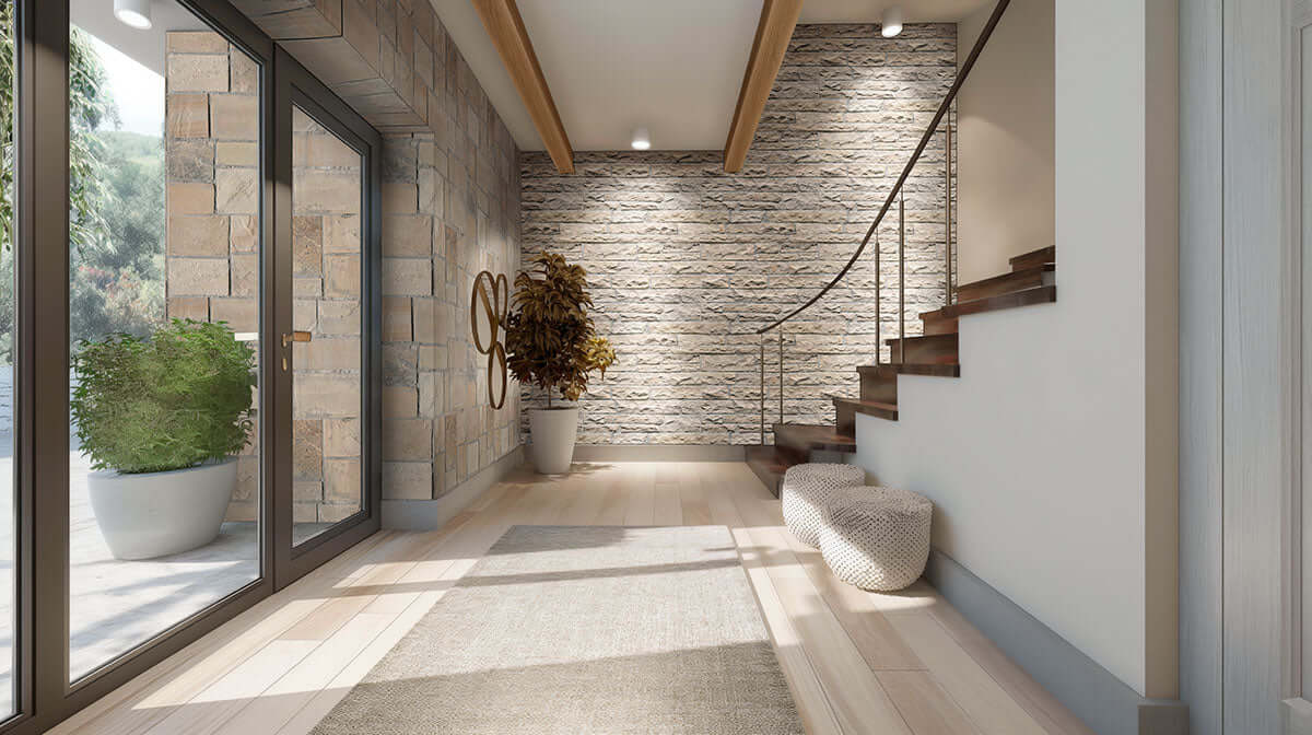 Fossil Rustic Ledgestone Corners Hardscape - Shop at Home Craft Studio - 9