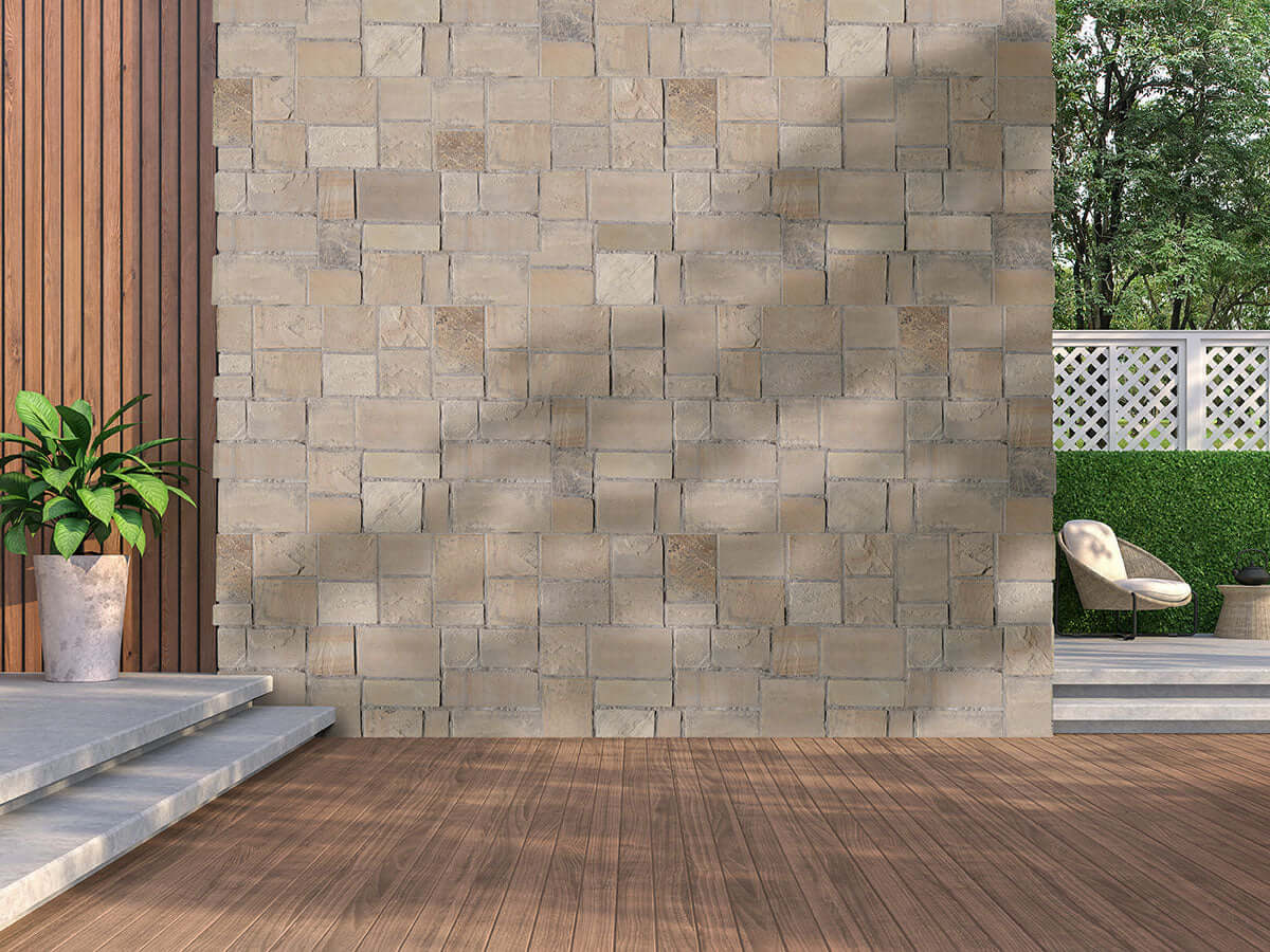 Fossil Rustic Sq Rec Corners Hardscape - Shop at Home Craft Studio - 5