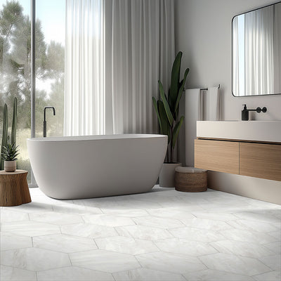GEOGLAM CALACATTA 11X13 Floor or Wall Tile - Shop at Home Craft Studio - 12