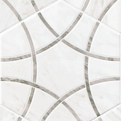GEOGLAM CLOUD 11X13 Mosaic, Floor or Wall Tile - Shop at Home Craft Studio - 1