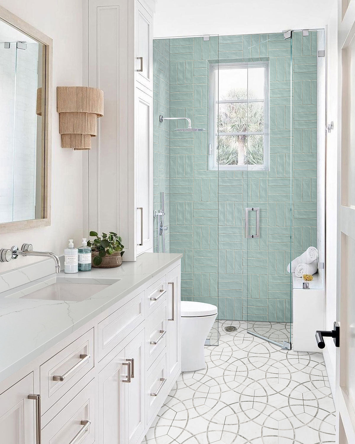 GEOGLAM CLOUD 11X13 Mosaic, Floor or Wall Tile - Shop at Home Craft Studio - 6