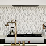 GEORAMA GRIGIO Floor or Wall Tile, Mosaic - Shop at Home Craft Studio - 3