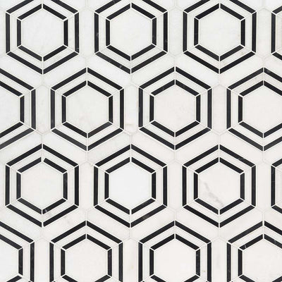 GEORAMA NERO Floor or Wall Tile, Mosaic - Shop at Home Craft Studio - 1
