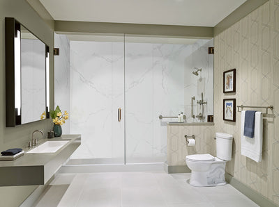 GLACIER PEARL 32X96 POLISHED SETS Floor or Wall Tile - Shop at Home Craft Studio - 4