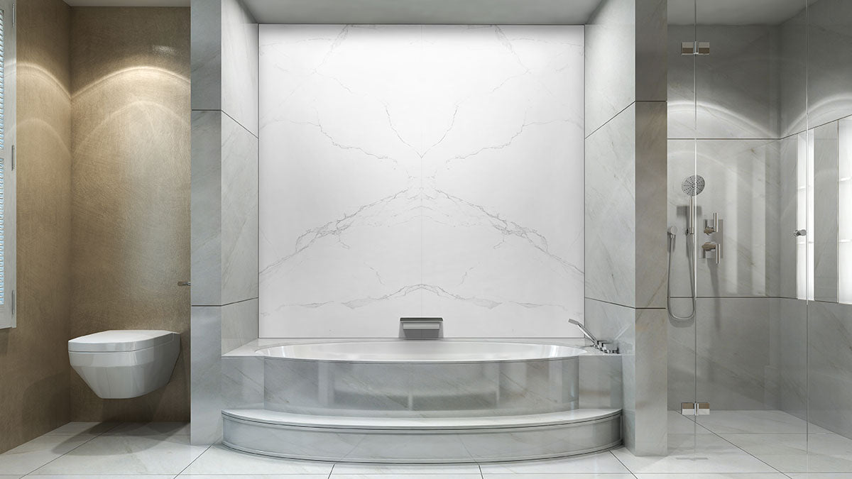 GLACIER PEARL 32X96 POLISHED SETS Floor or Wall Tile - Shop at Home Craft Studio - 8