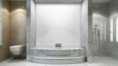 GLACIER PEARL 32X96 POLISHED SETS Floor or Wall Tile - Shop at Home Craft Studio - 8