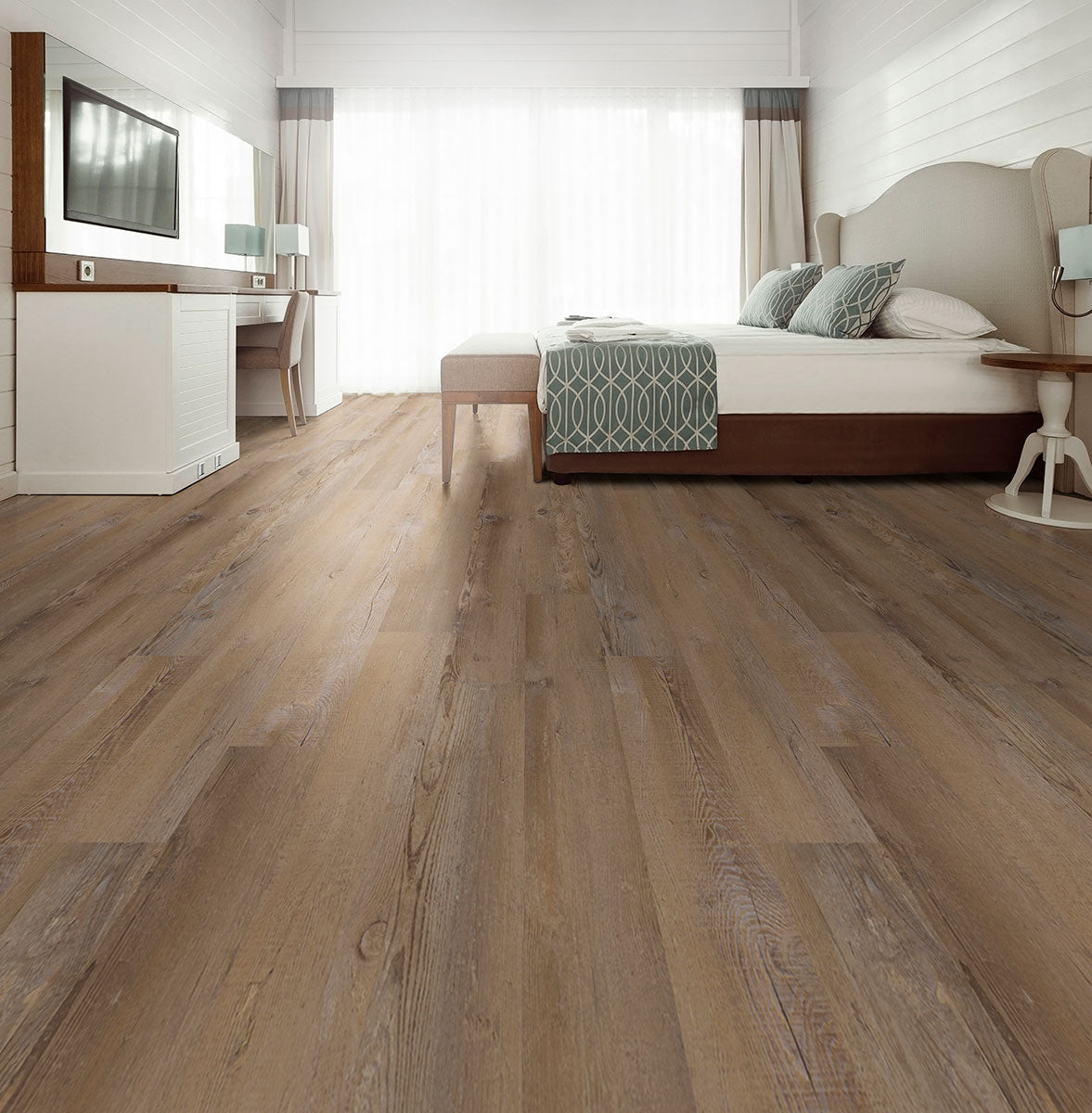 GLENRIDGE LIME WASHED OAK 6x48 Luxury Vinyl Planks - Shop at Home Craft Studio - 3